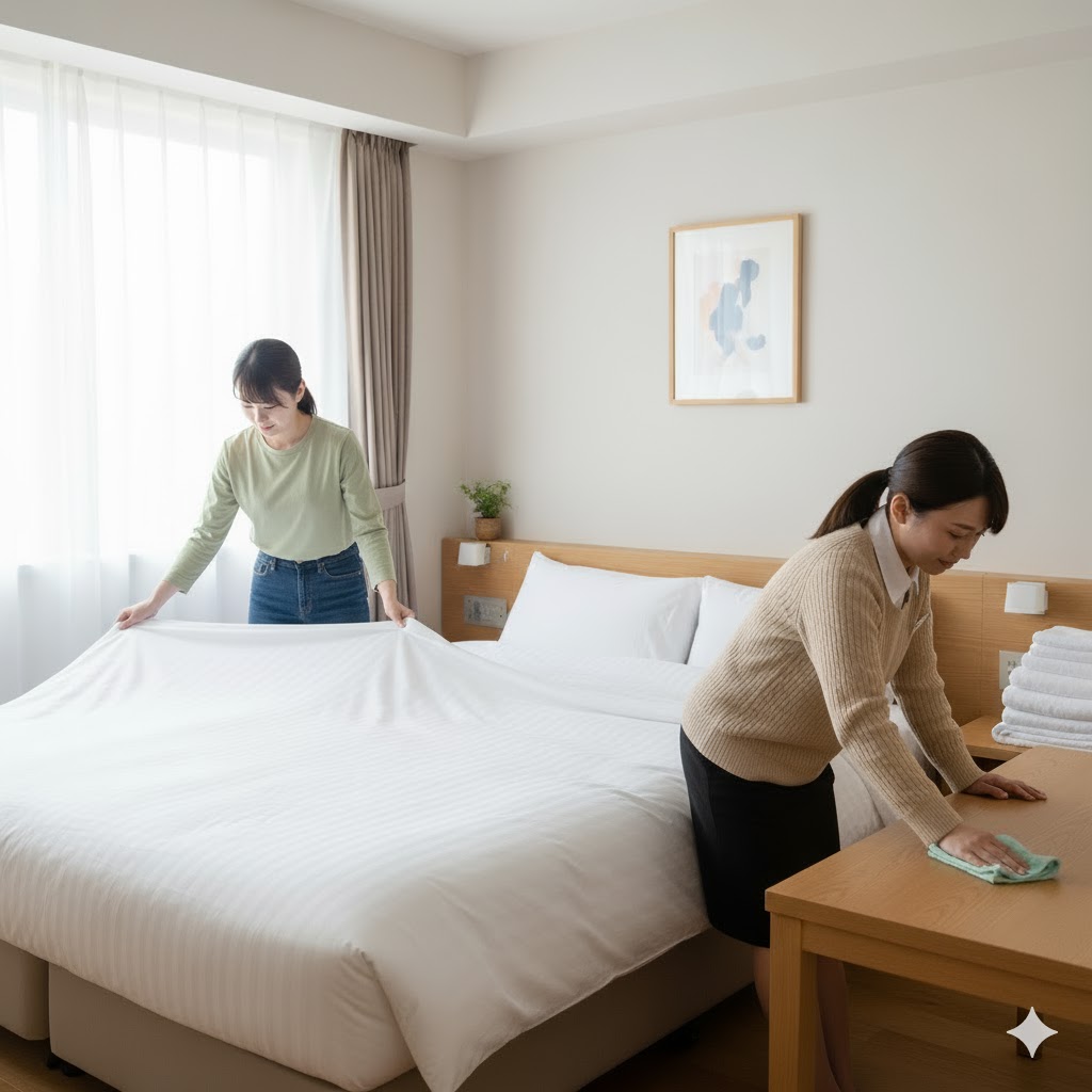 就労継続支援A型事業所 ヒビノカガヤキ  民泊清掃